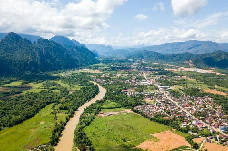 Consiana Hotel Vang Vieng Extérieur photo